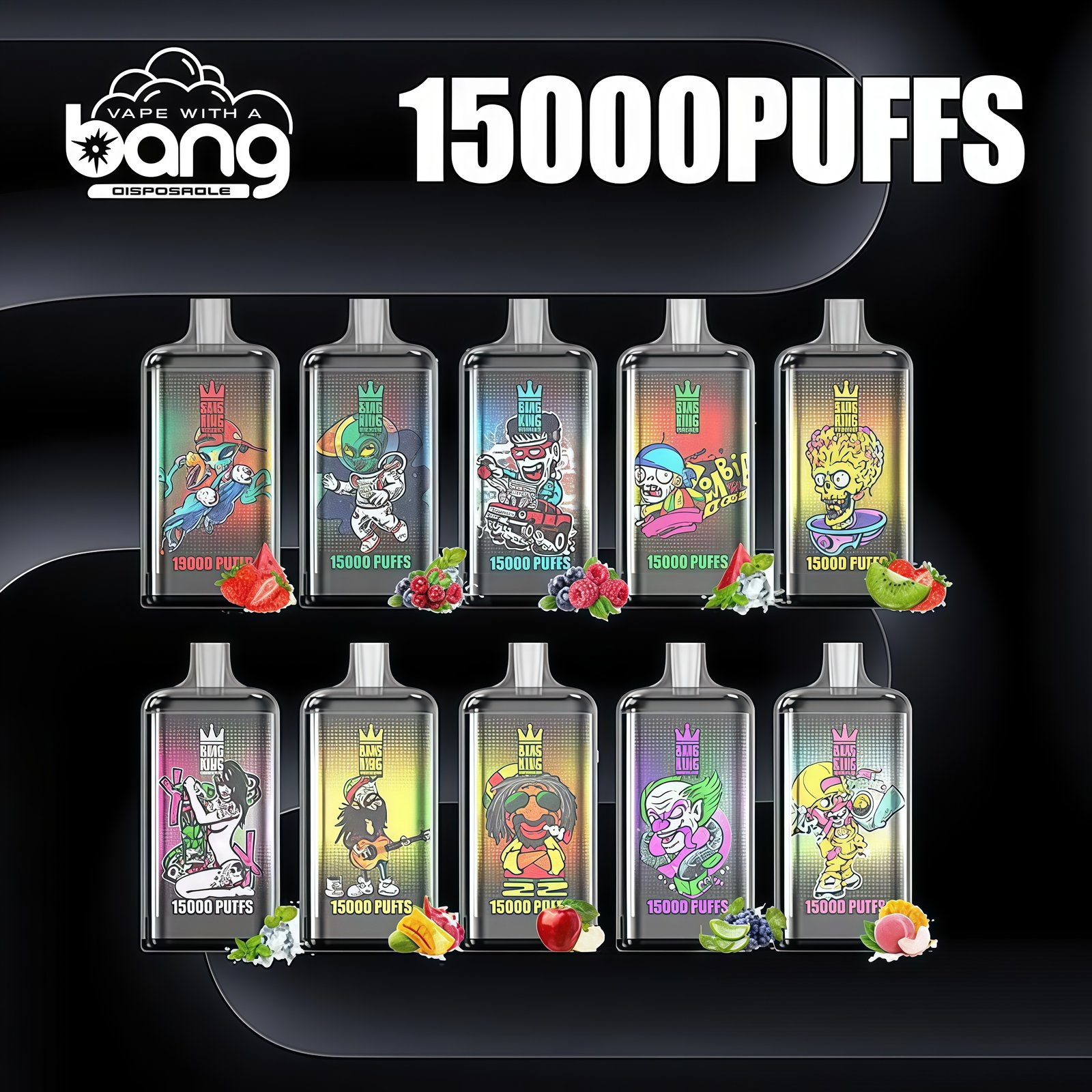 BANG KING 15000 Puffs 拋棄式電子煙
