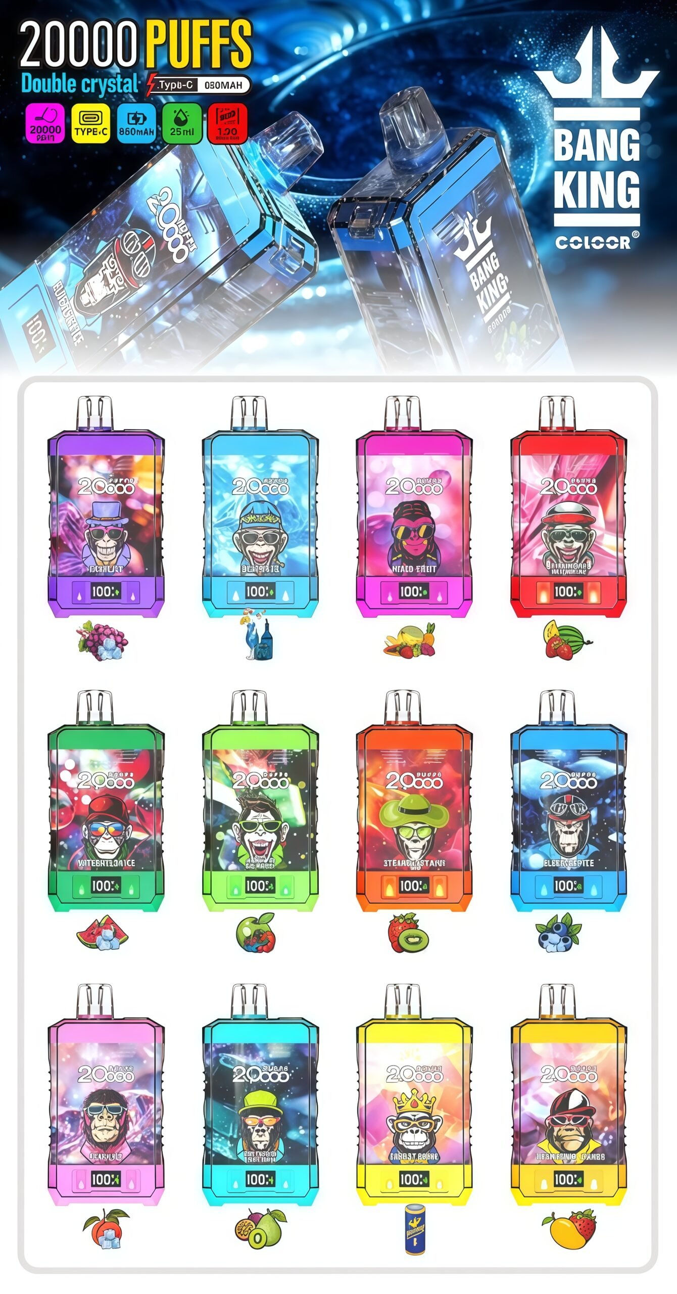 BANG KING 20000 Puffs