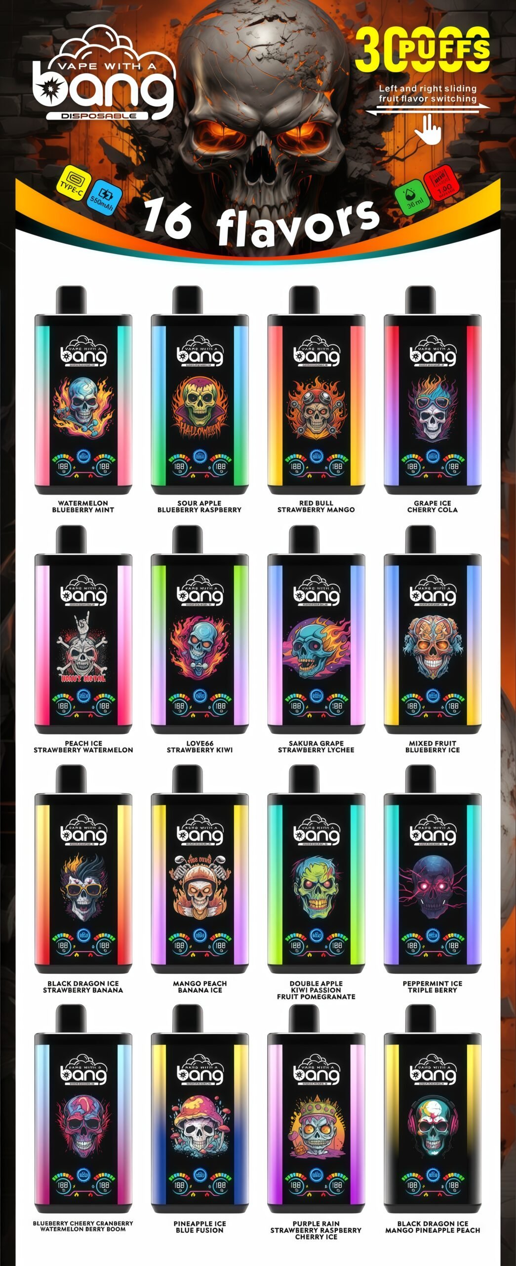 BANG KING 30000 Puffs Pro