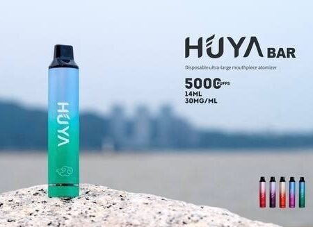 HUYA BAR 5000 PUFFS 虎牙奶茶杯 一次性電子煙 拋棄式電子煙