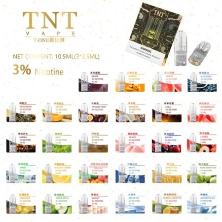 TNT煙彈 4ml一顆 一盒三入 通用悅刻RELX主機一代 超高CP值 台灣現貨